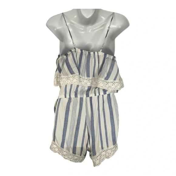 Ocean Drive, Striped, Romper - Picture 2 of 7